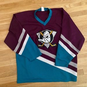 Vintage Mighty / Anaheim Ducks Hockey Jersey